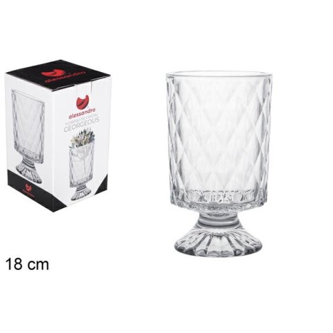 VASO DI VETRO GEORGEOUS 18 CM